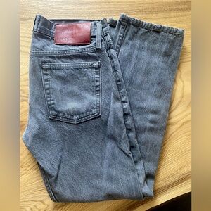 Naked & Famous Jeans Mens 32 x 29 Gray Selvedge Weird Guy Tapered